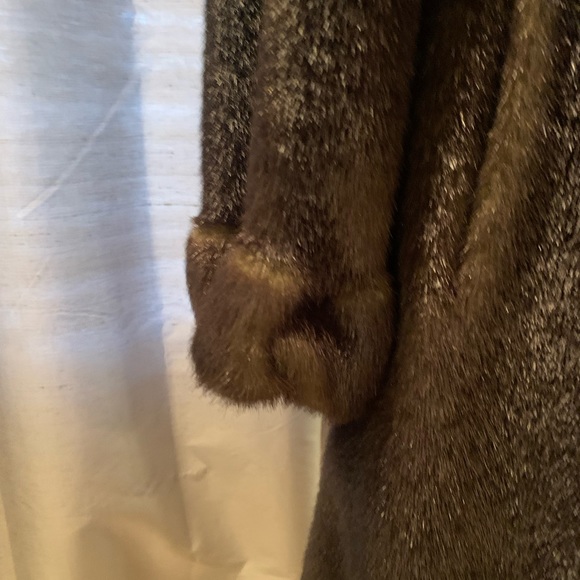 Brown Mink Faux Fur Coat - Picture 3 of 9
